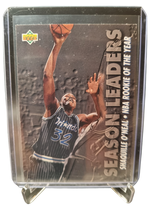 1993 Upper Deck #177 Shaquille O'Neal Rookie Of The Year