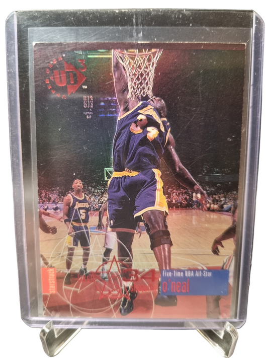 1997 Upper Deck #34 Shaquille O'Neal Five Time NBA All-Star