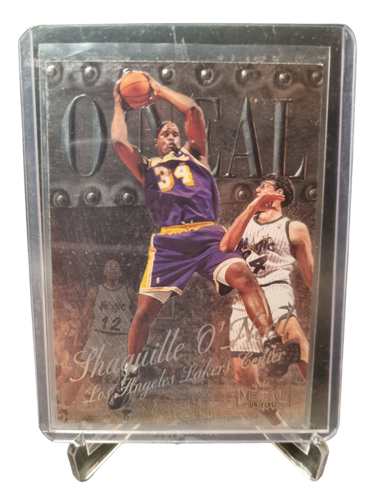 1998 Metal Universe #25 Shaquille O'Neal