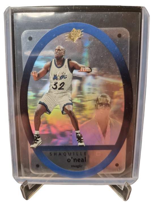 1996 Upper Deck SPX #35 Shaquille O'Neal Die Cut Hologram