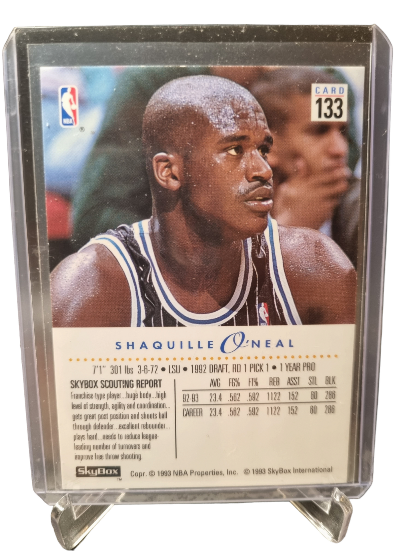 1993-94 Skybox #133 Shaquille O'Neal