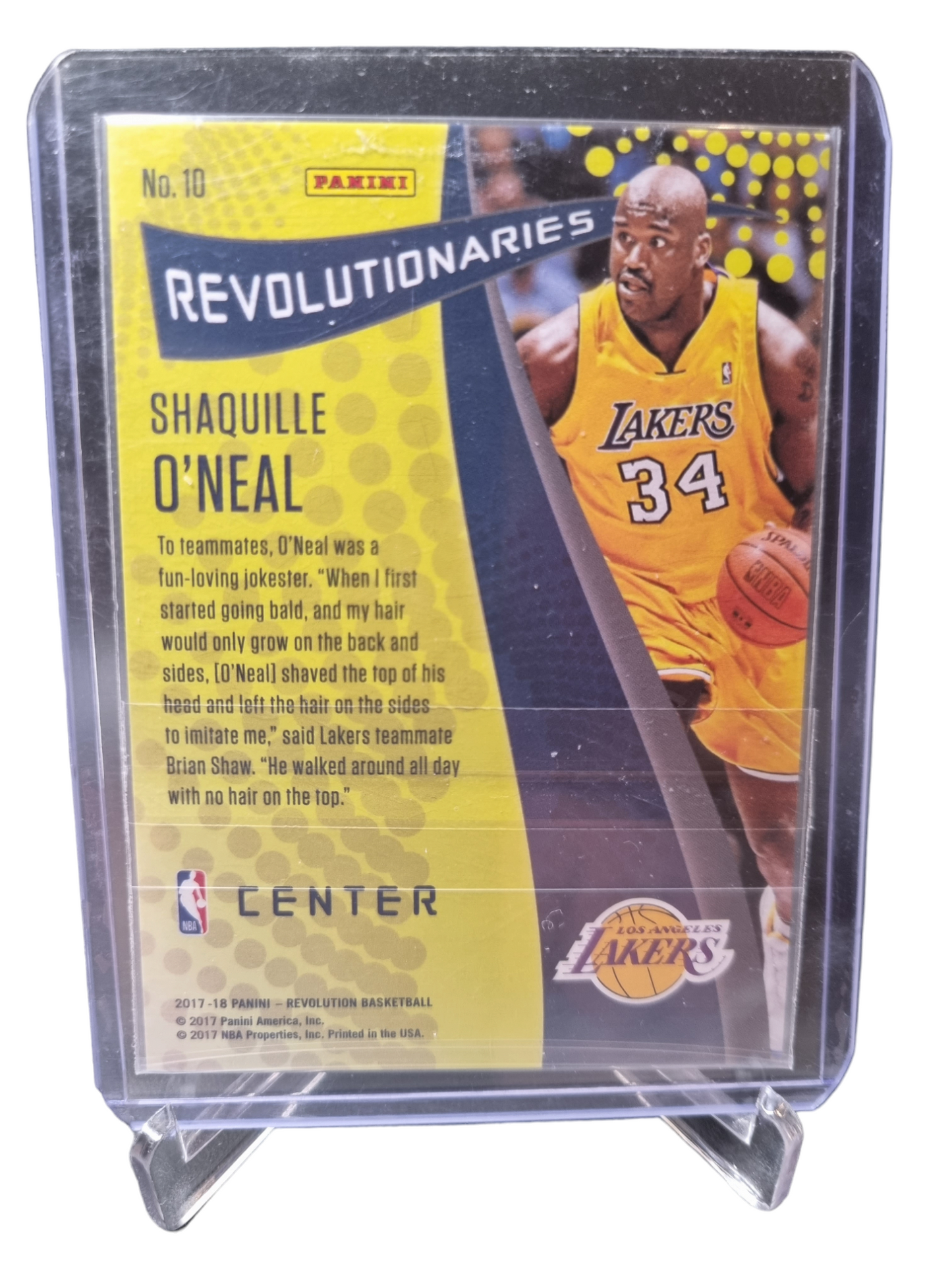 2017-18 Panini Revolution #10 Shaquille O'Neal Revolutionaries