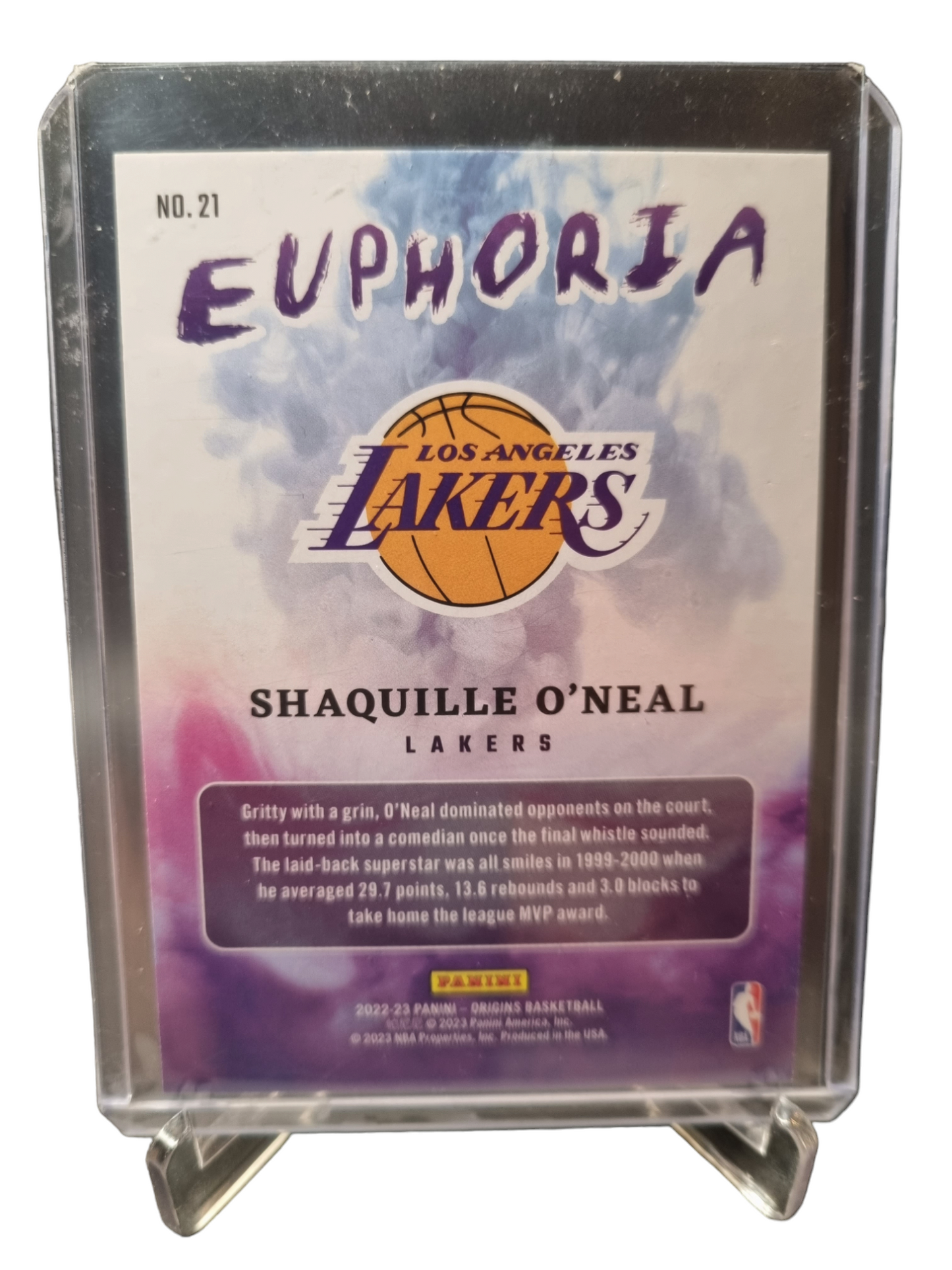 2022-23 Panini Origins #21 Shaquille O'Neal Euphoria 49/99