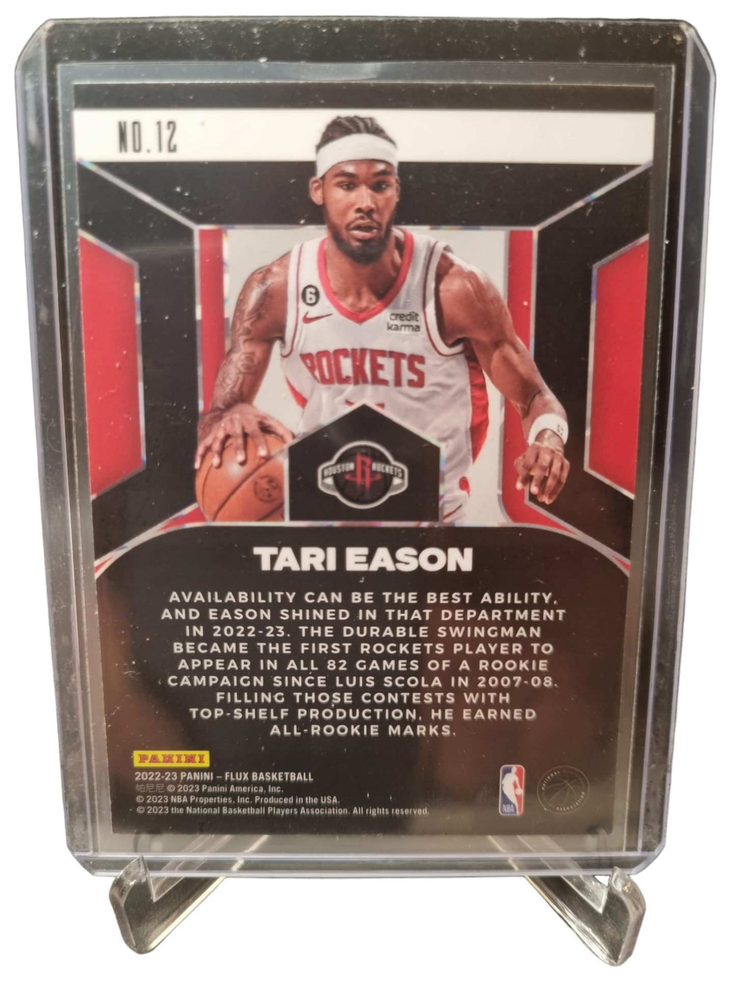 2022-23 Panini Flux #41 Tari Eason Rookie Card Influx