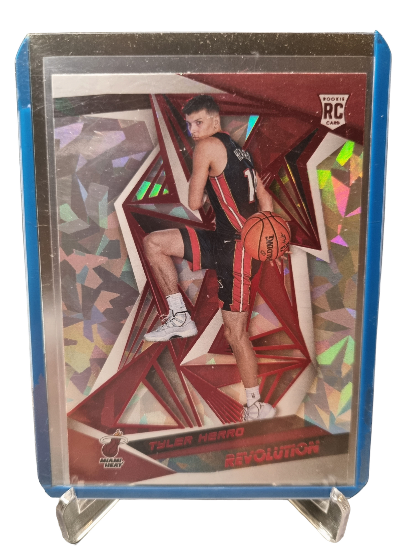 2019-20 Revolution New Year #112 Tyler Herro Rookie Card Cracked Ice