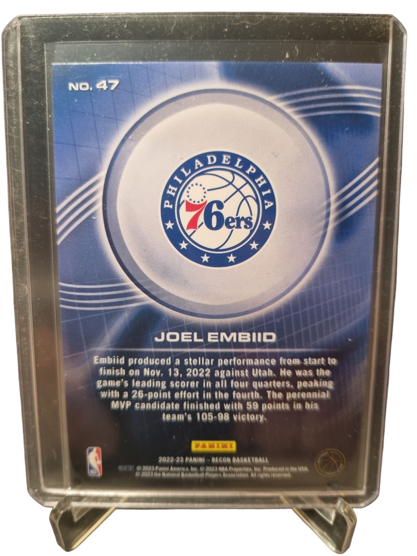 2022-23 Panini Recon #47 Joel Embiid 188/199