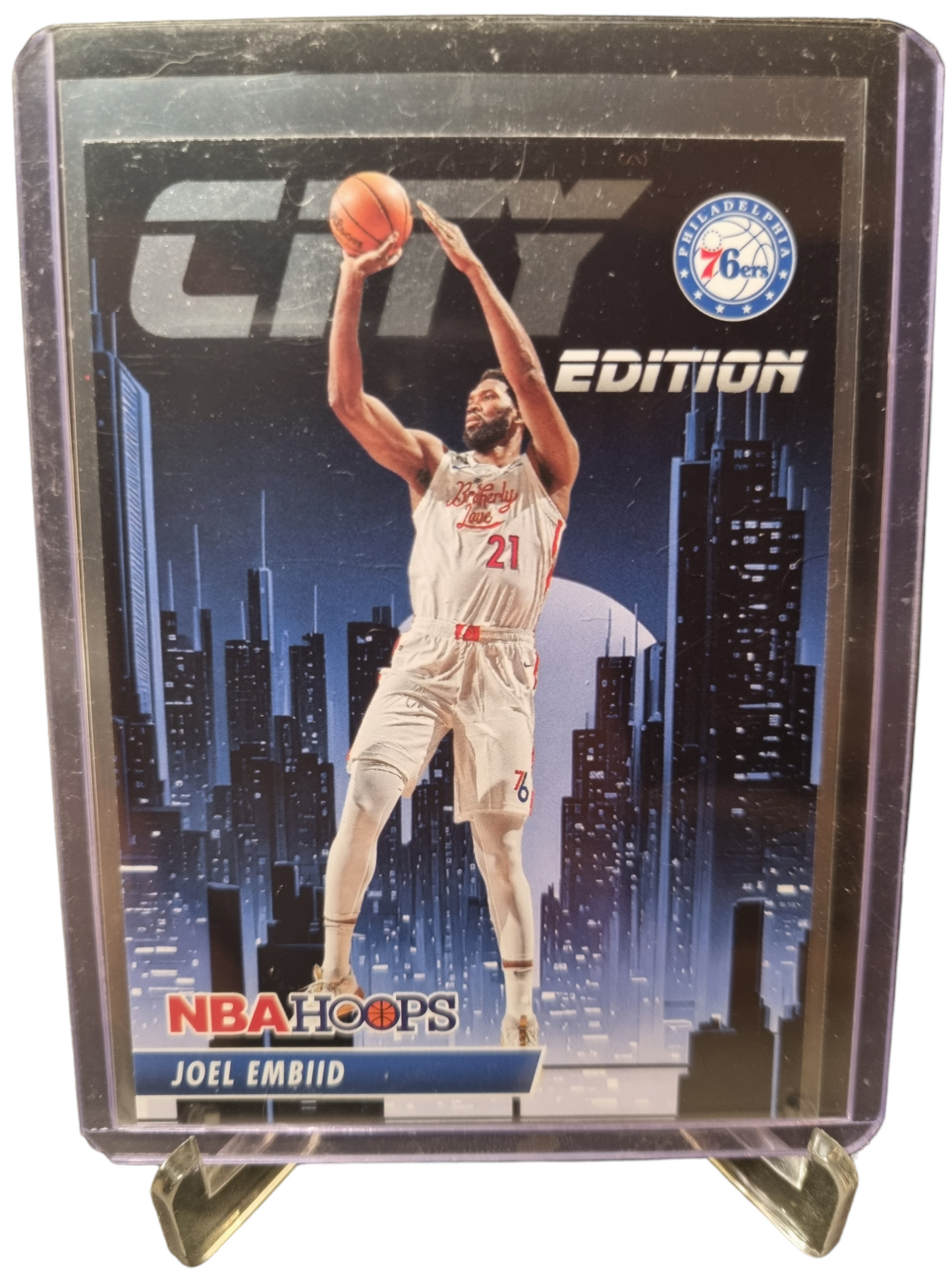 2023-24 Panini Hoops #12 Joel Embiid City Edition