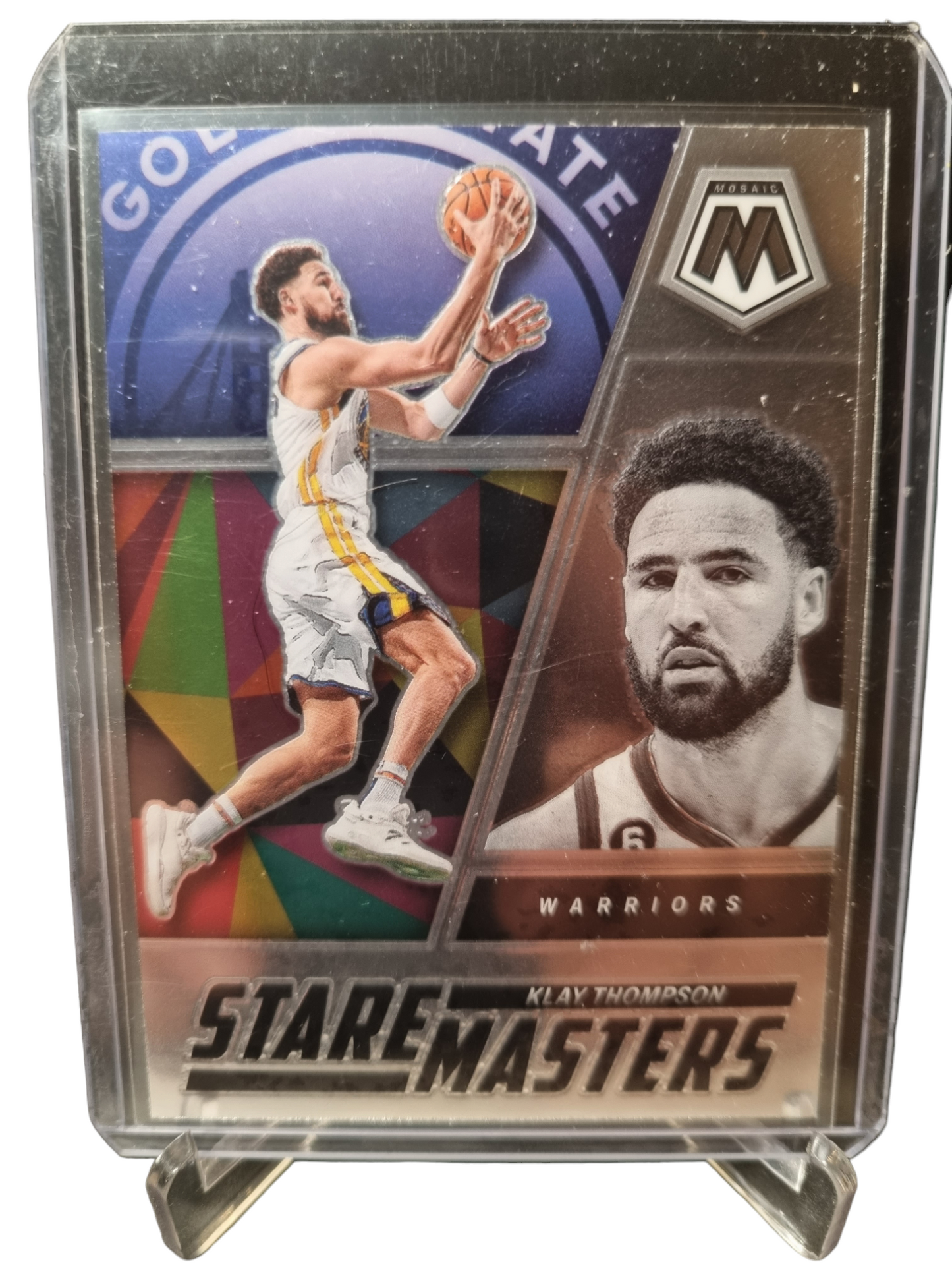 2022-23 Panini Mosaic #24 Klay Thompson Stare Masters