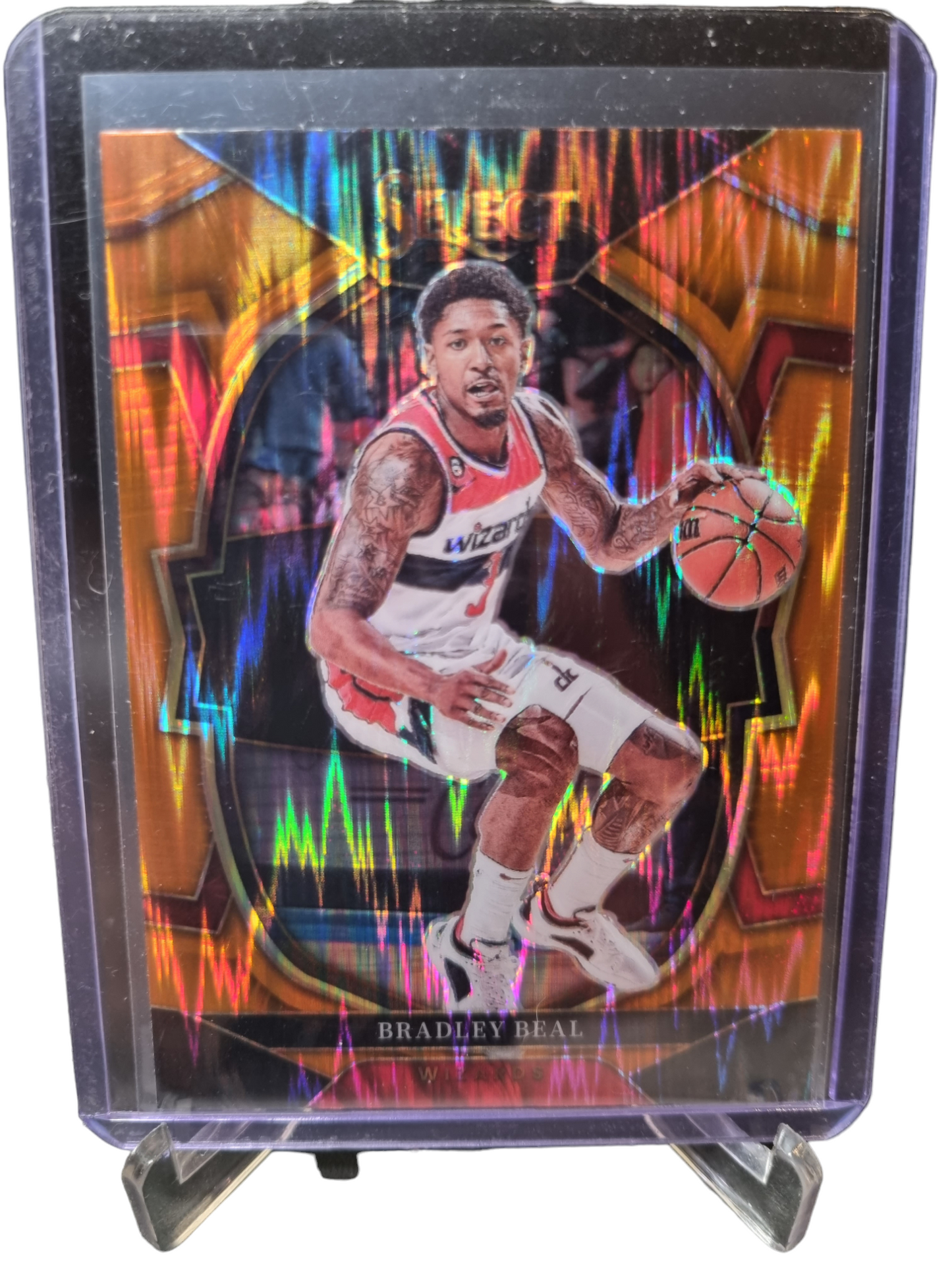 2022-23 Panini Select #62 Bradley Beal Concourse Orange Prizm