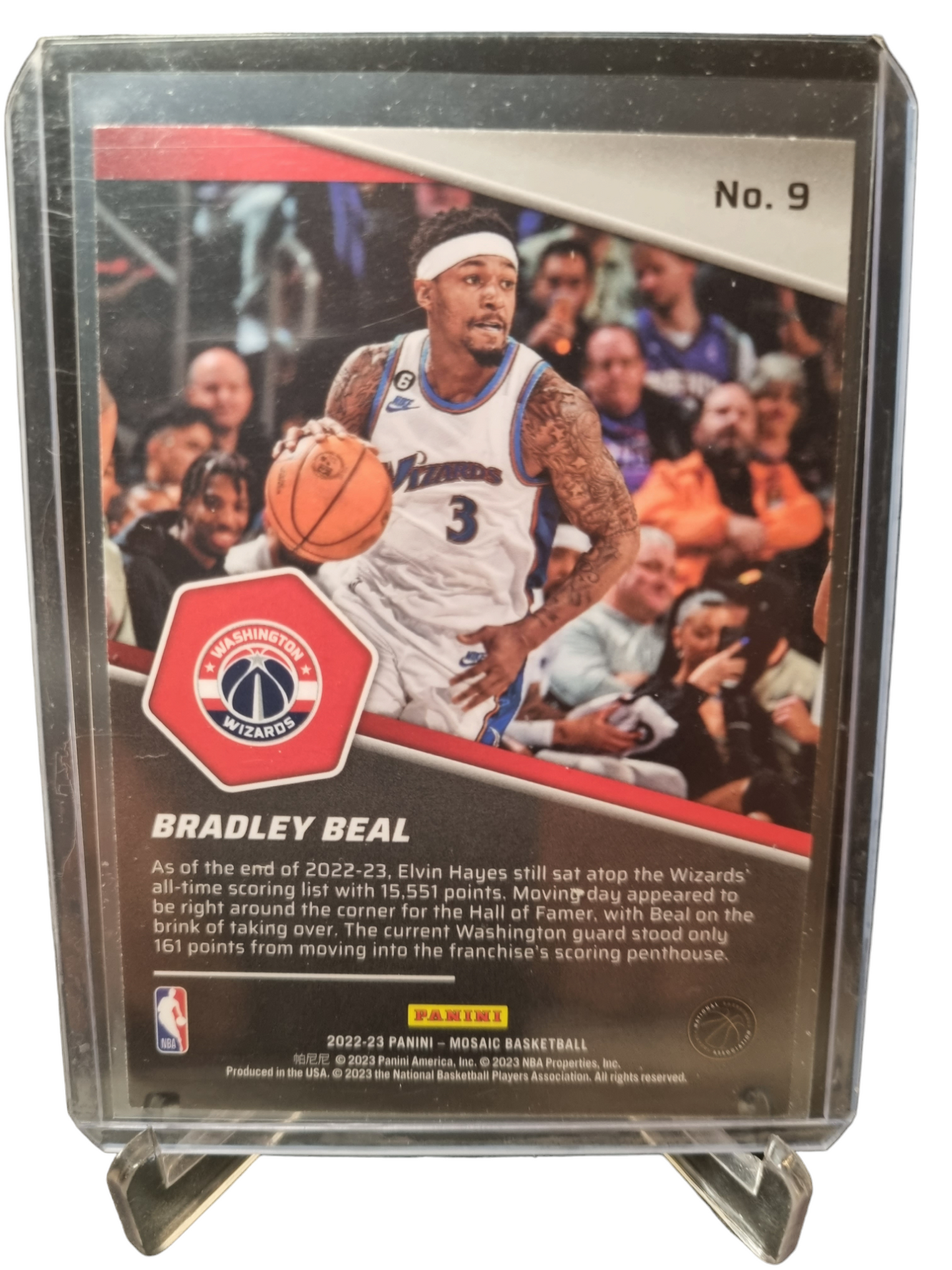 2022-23 Panini Mosaic #9 Bradley Beal Breakaway