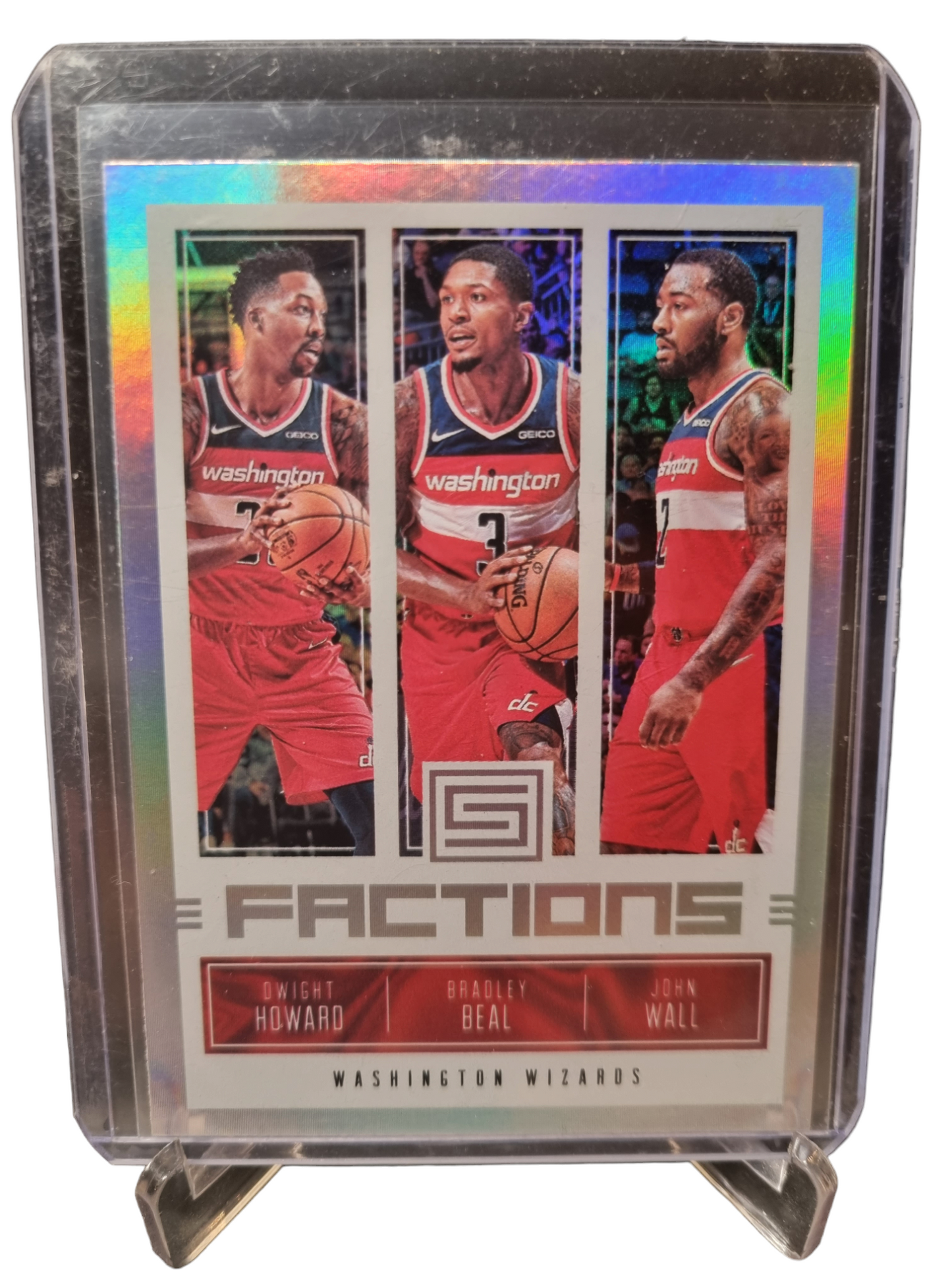 2018-19 Panini Status #23 Bradley Beal/Dwight Howard/John Fractions Silver