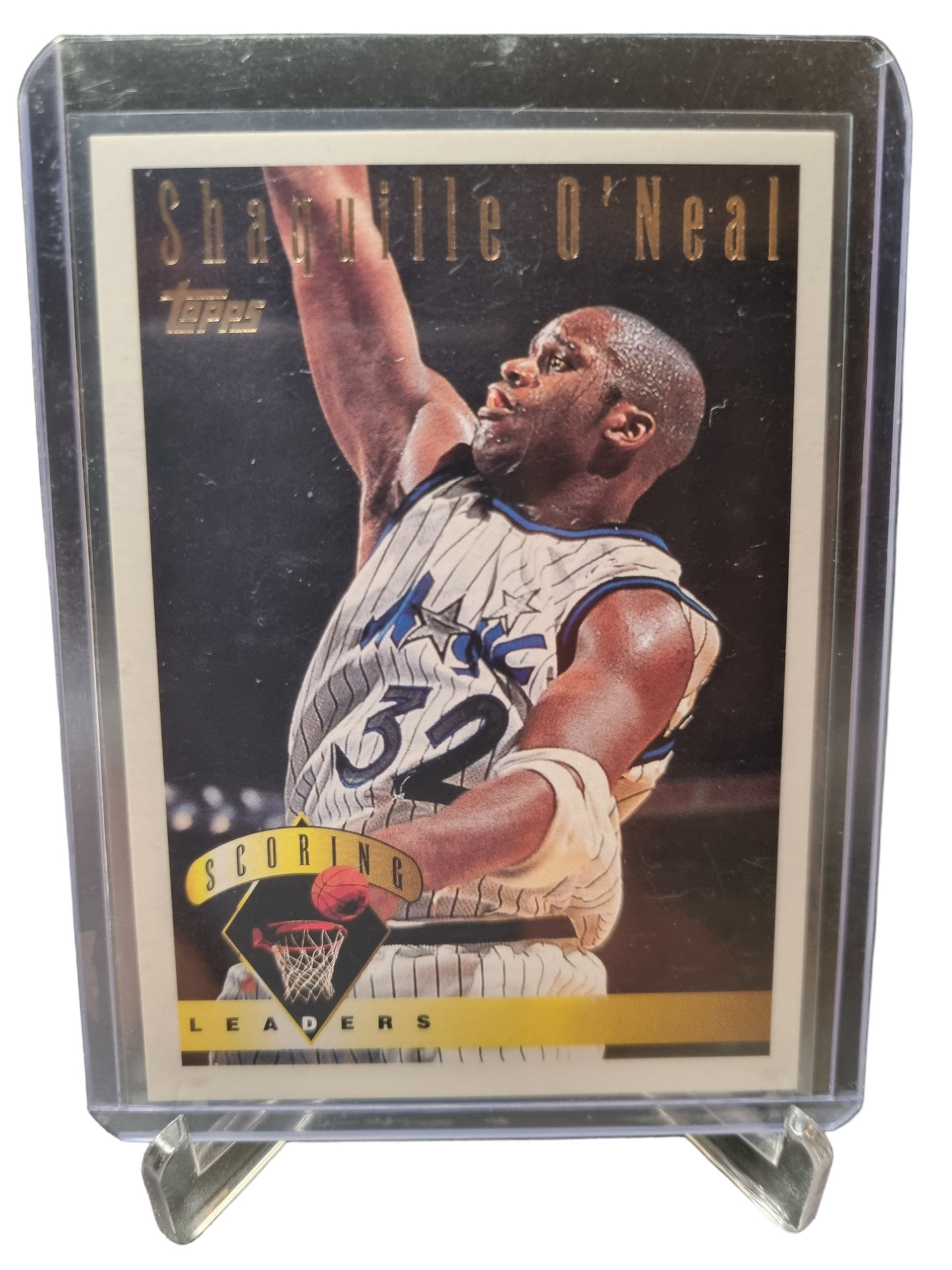 1995 Topps #6 Shaquille O'Neal Scoring Leader