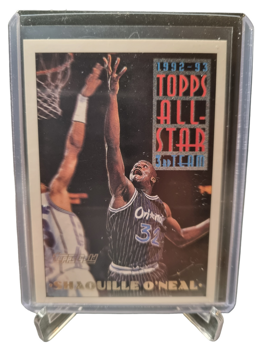 1993 Topps Gold #134 Shaquille O'Neal 1992-93 Topps All-Star Team