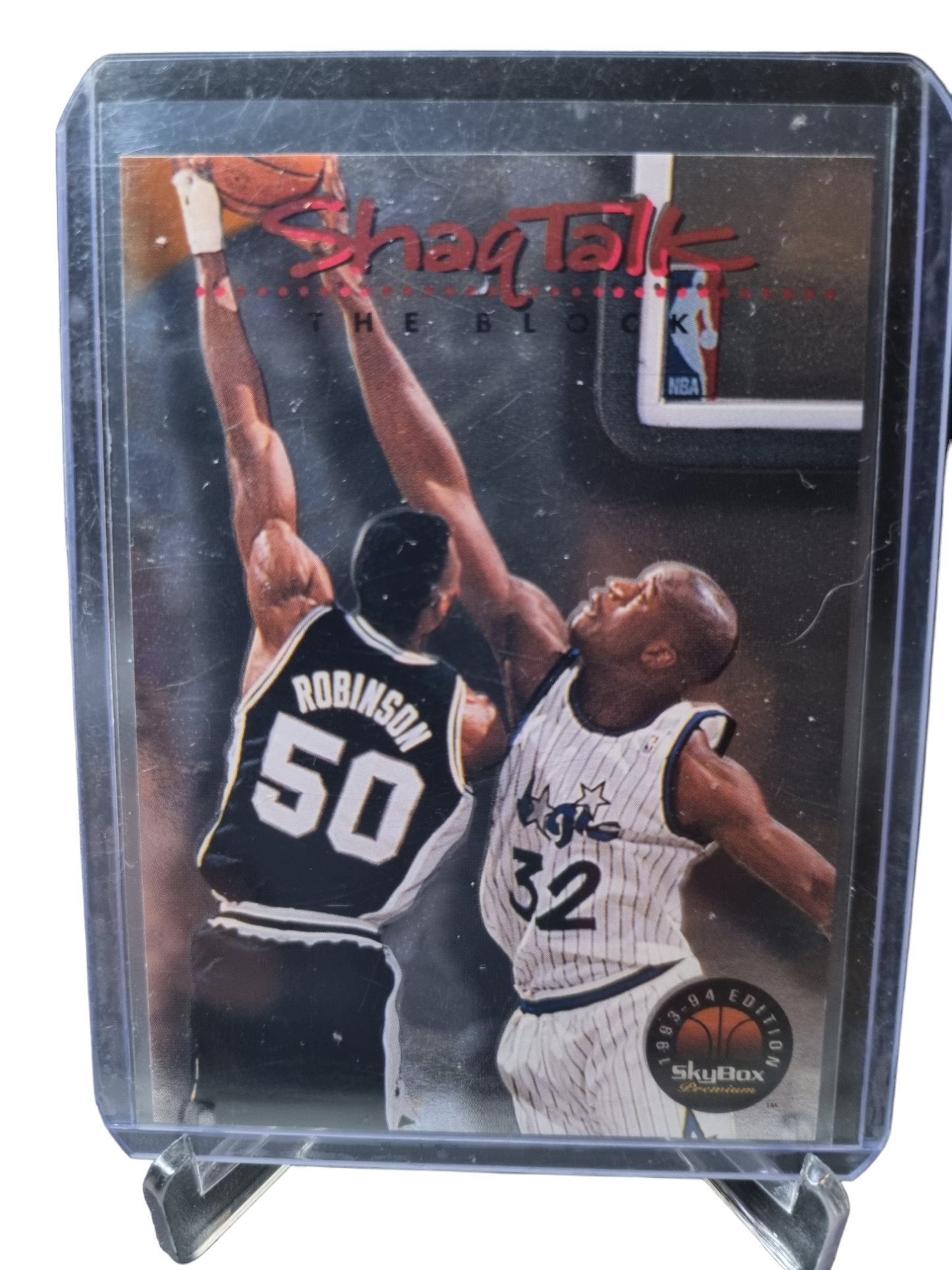 1993 Skybox #2 Shaquille O'Neal Shaq Talk The Block