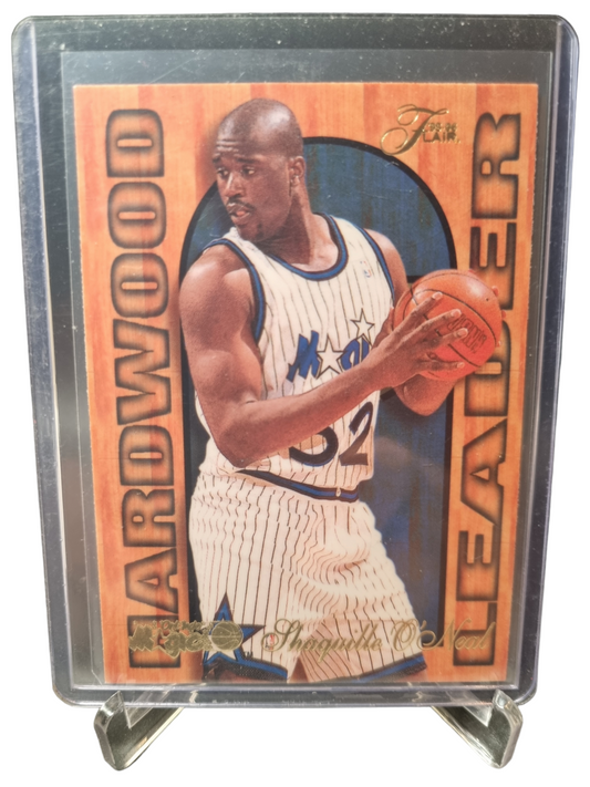1995-96 Flair #19 of 27 Shaquille O'Neal Hardwood Leader