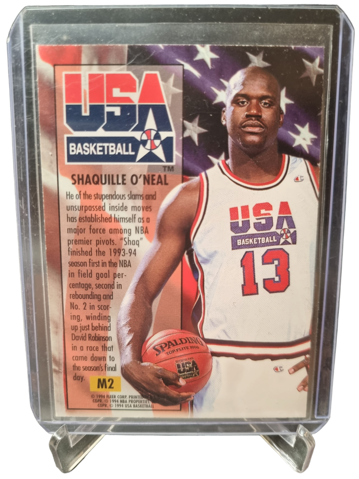 1993-94 Fleer Ultra #M2 Shaquille O'Neal USA Basketball