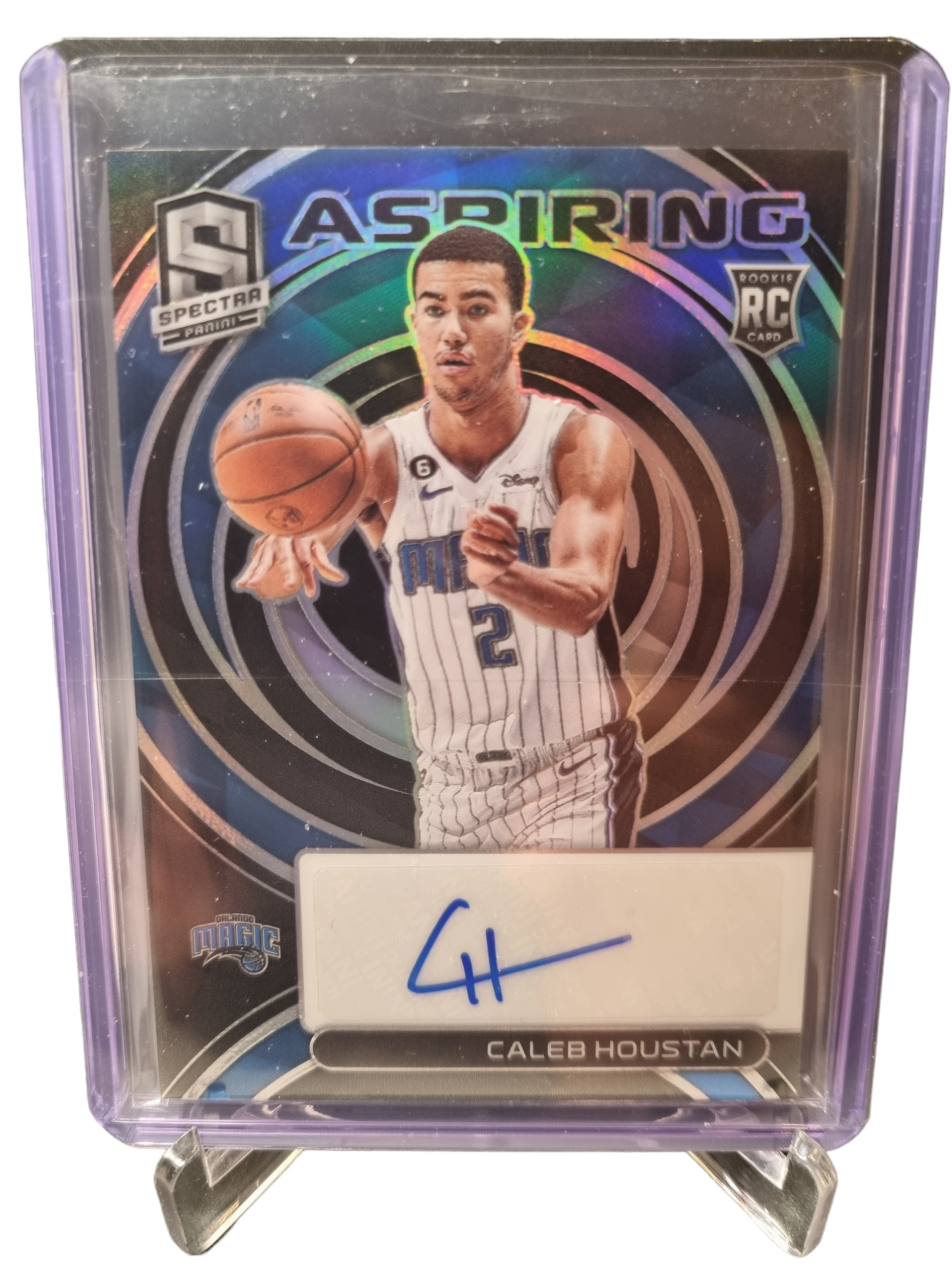 2022-23 Panini Spectra #AA-CBH Caleb Houston Rookie Card Aspiring Autograph 95/99