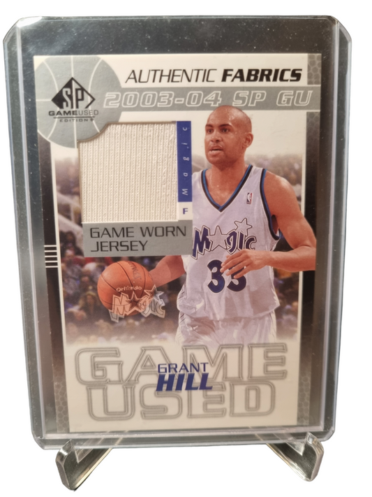 2003-04 Upper Deck #GH-J Grant Hill SP Authentic Fabrics Game Worn Patch