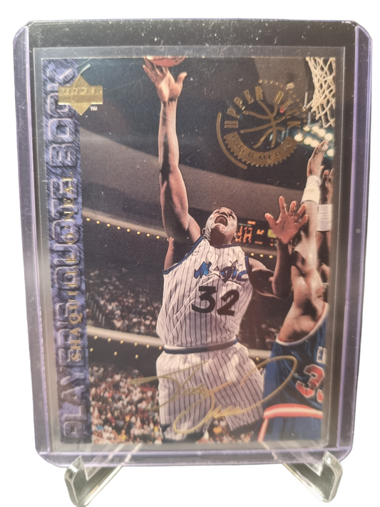 1994 Upper Deck #49 Shaquille O'Neal USA Basketball Gold Signature Upper Deck Gold Medal
