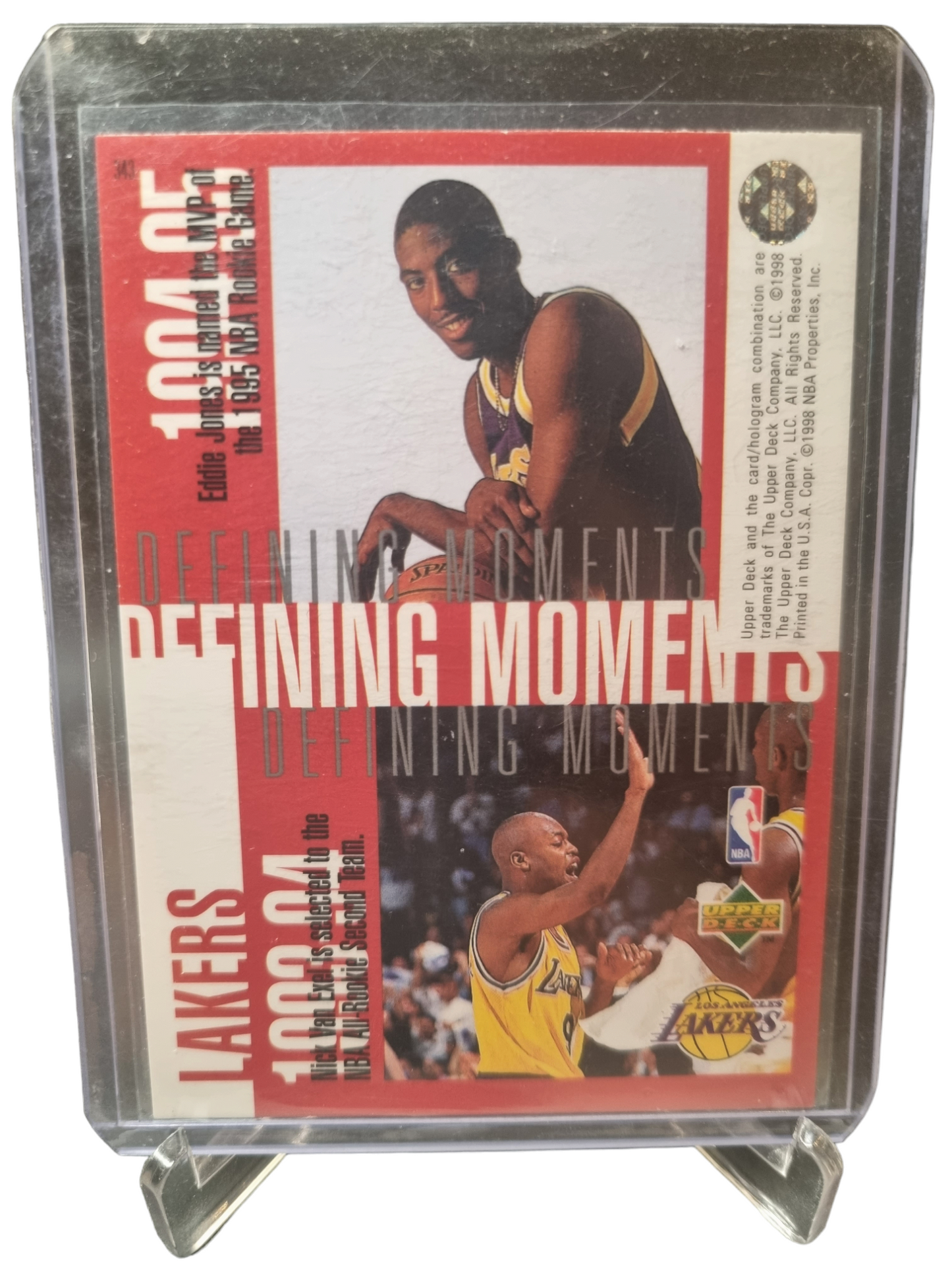 1998 Upper Deck #343 Lakers Shaquille O'Neal Defining Moments