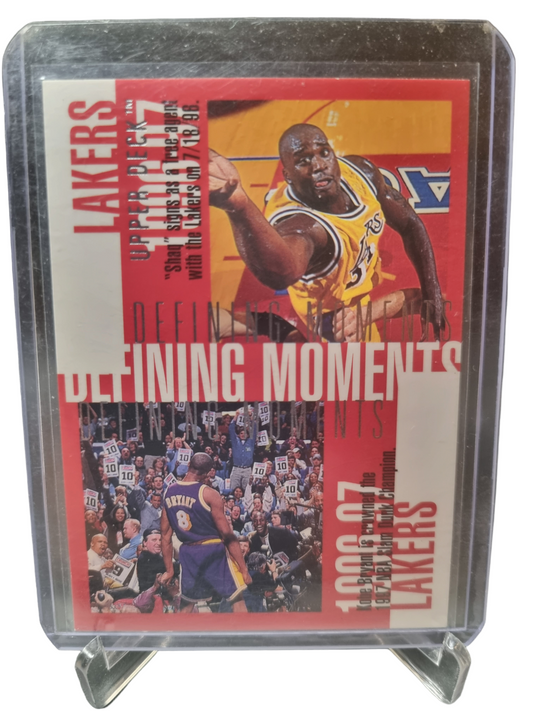 1998 Upper Deck #343 Lakers Shaquille O'Neal Defining Moments