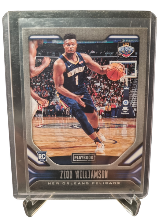 2019-20 Panini Chronicles Playbook #169 Zion Williamson Rookie Card