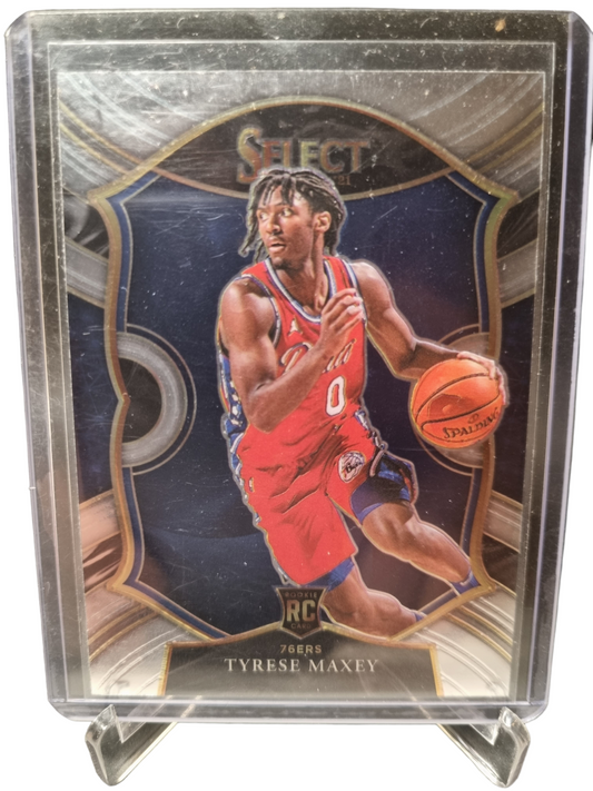 2020-21 Panini Select Concourse #81 Tyrese Maxey Rookie Card
