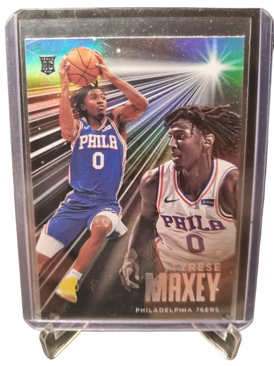 2020-21 Panini Chronicles Essentials #208 Tyrese Maxey Rookie Card