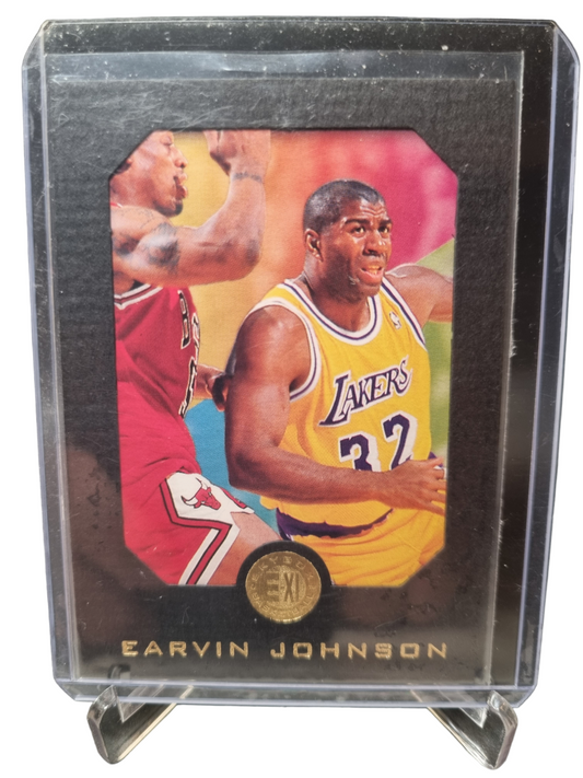 1996 Skybox #40 Magic Johnson EXL Black Border