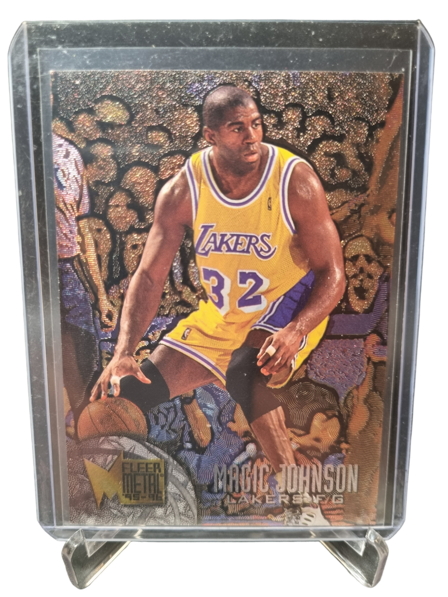 1995-96 Fleer Metal #161 Magic Johnson