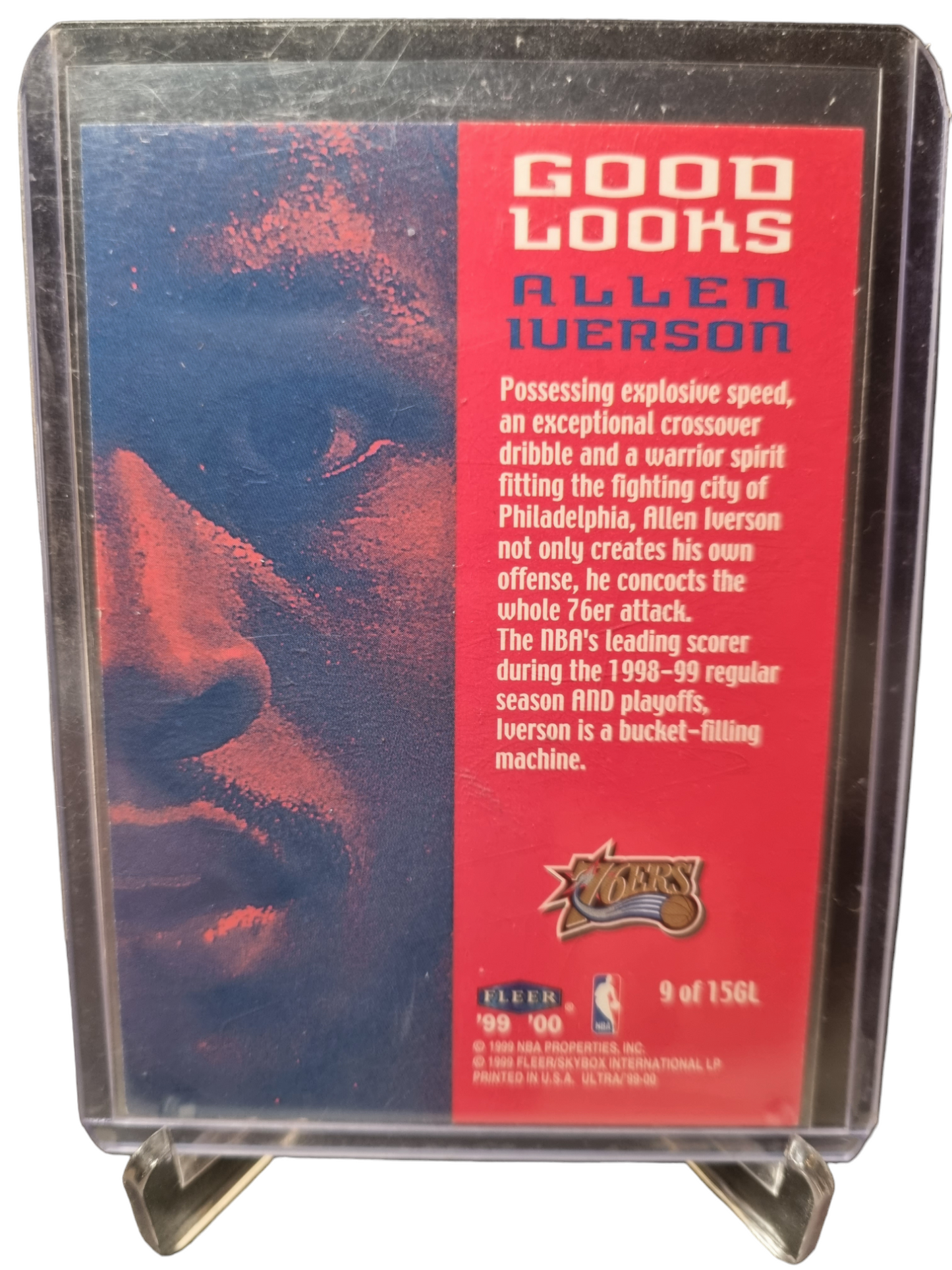 1999-00 Fleer Ultra #9 of 15GL Allen Iverson Good Looks