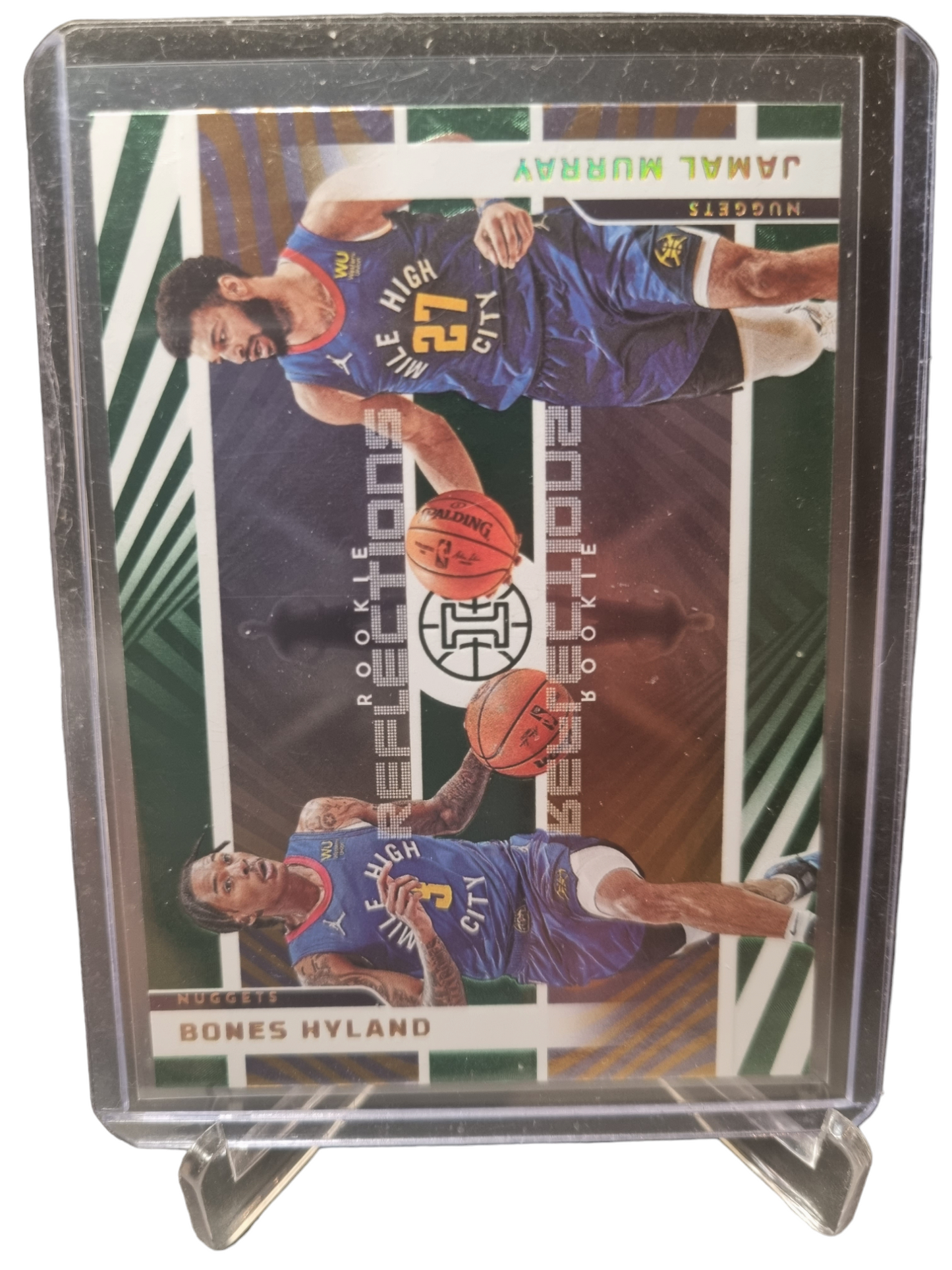 2021-22 Panini Illusions #15 Bones Hyland/Jamal Murray Rookie Card Reflections