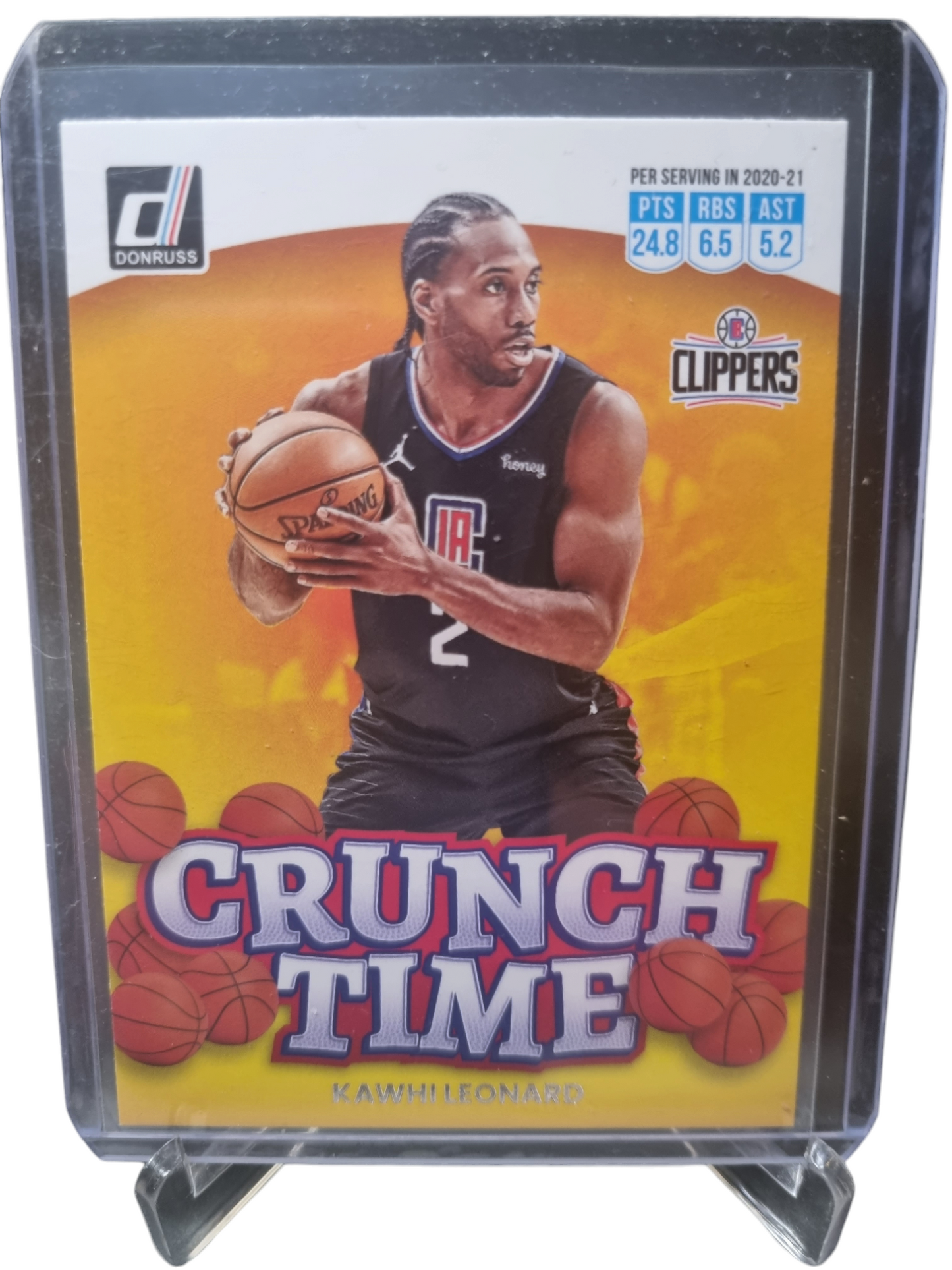 2022-23 Panini Donruss #7 Kawhi Leonard Crunch Time