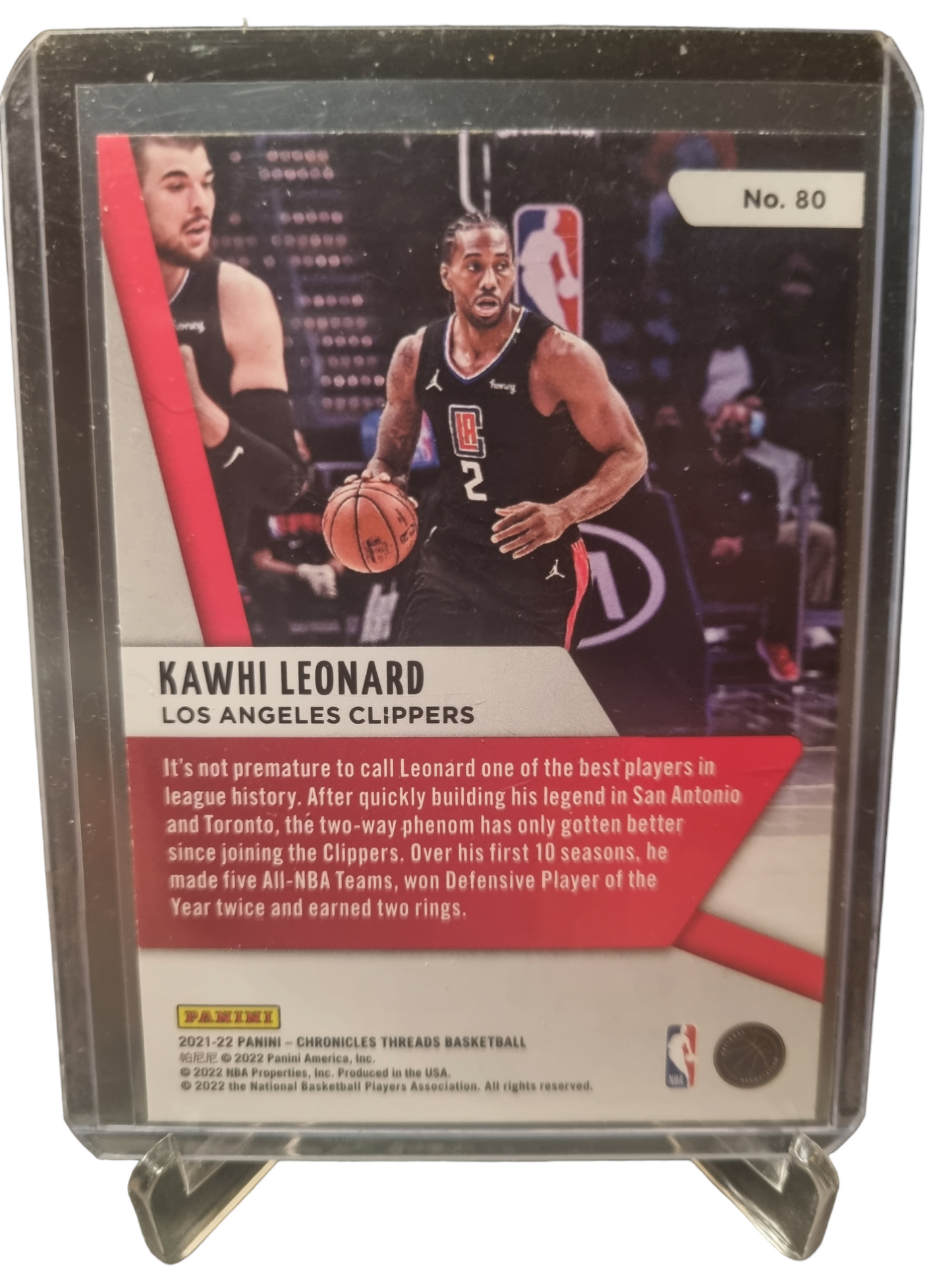 2021-22 Panini Chronicles Threads #80 Kawhi Leonard