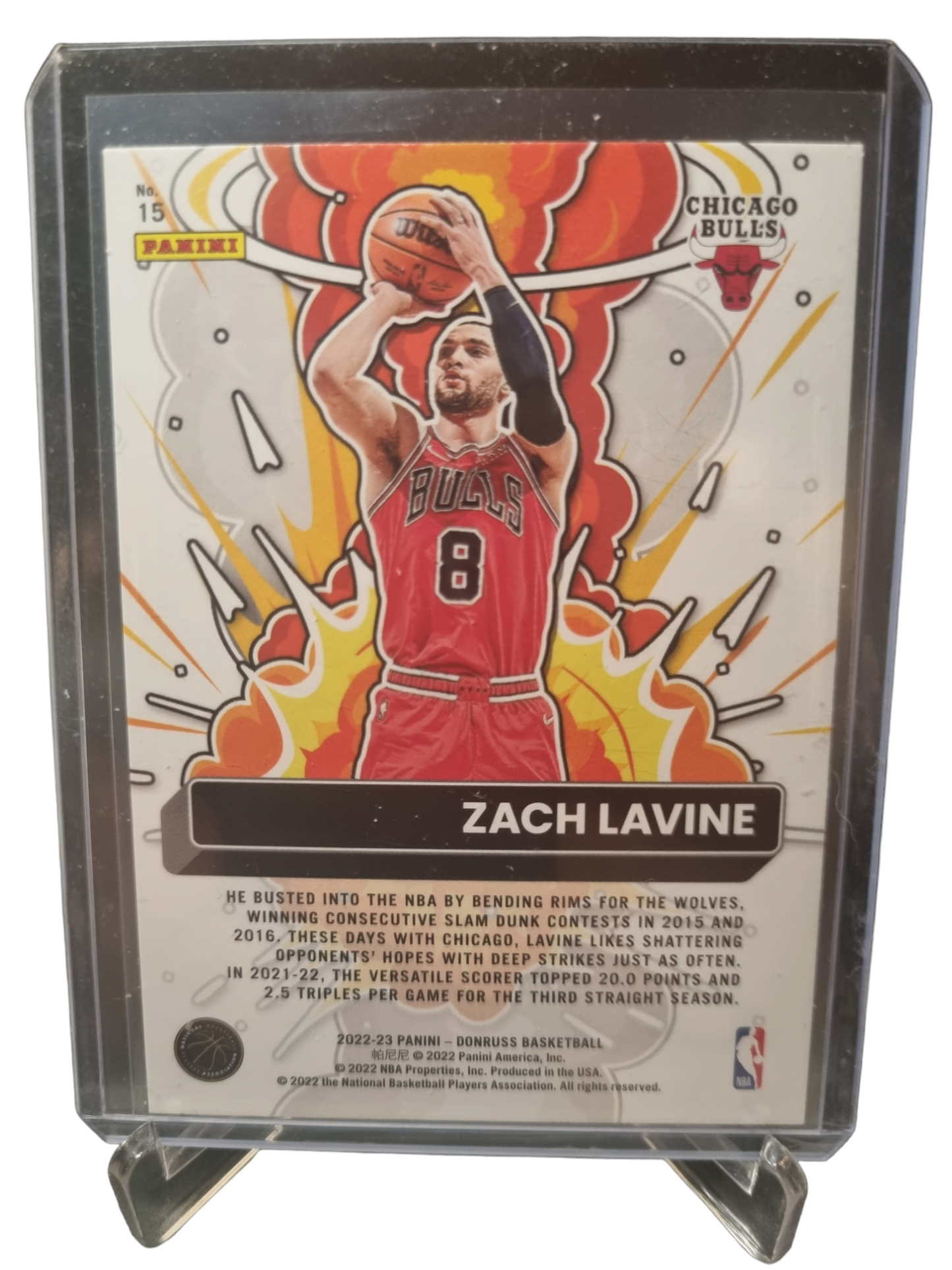 2022-23 Panini Donruss #15 Zach Lavine Bomb Squad