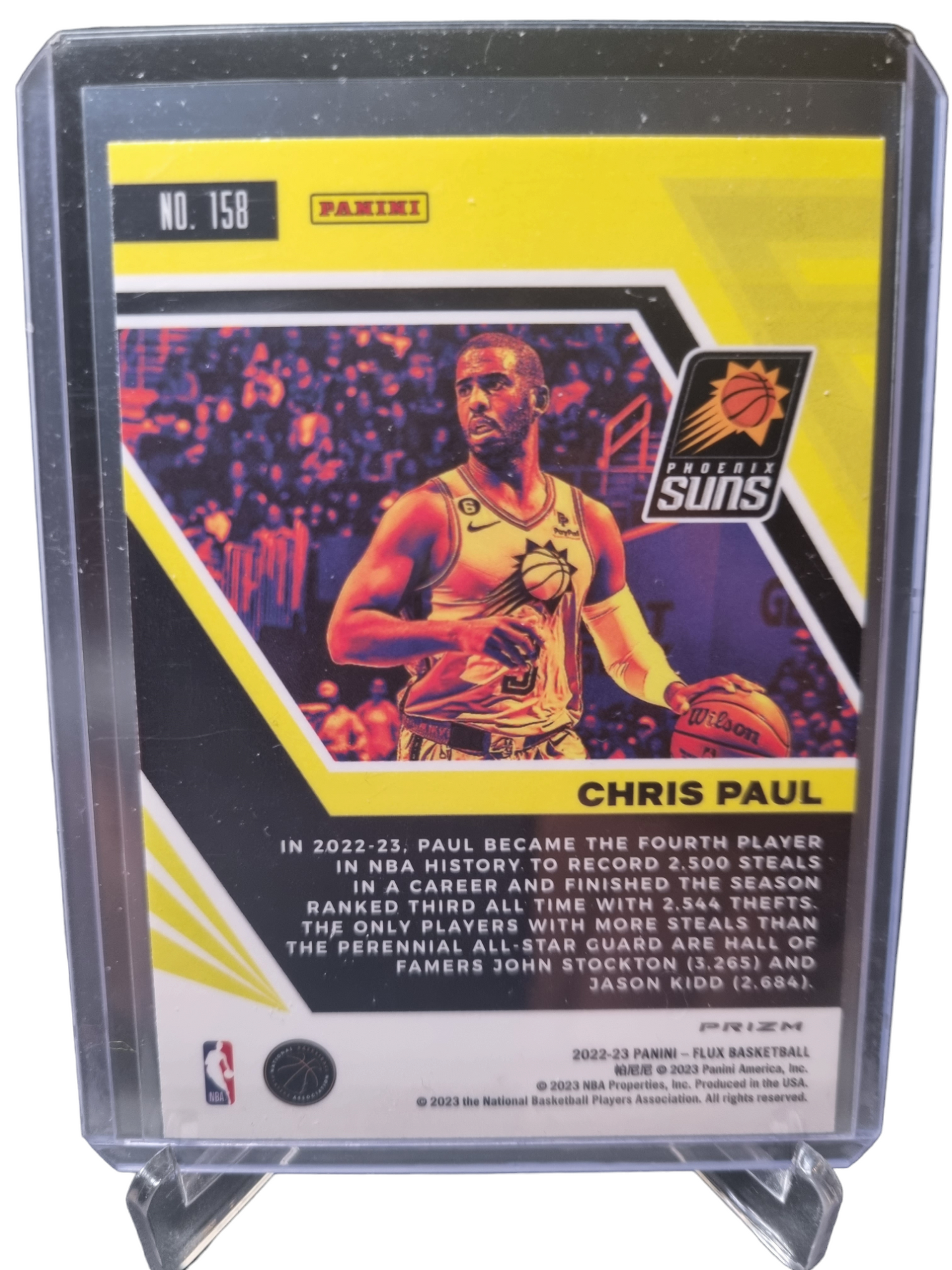 2022-23 Panini Flux #158 Chris Paul Silver Prizm