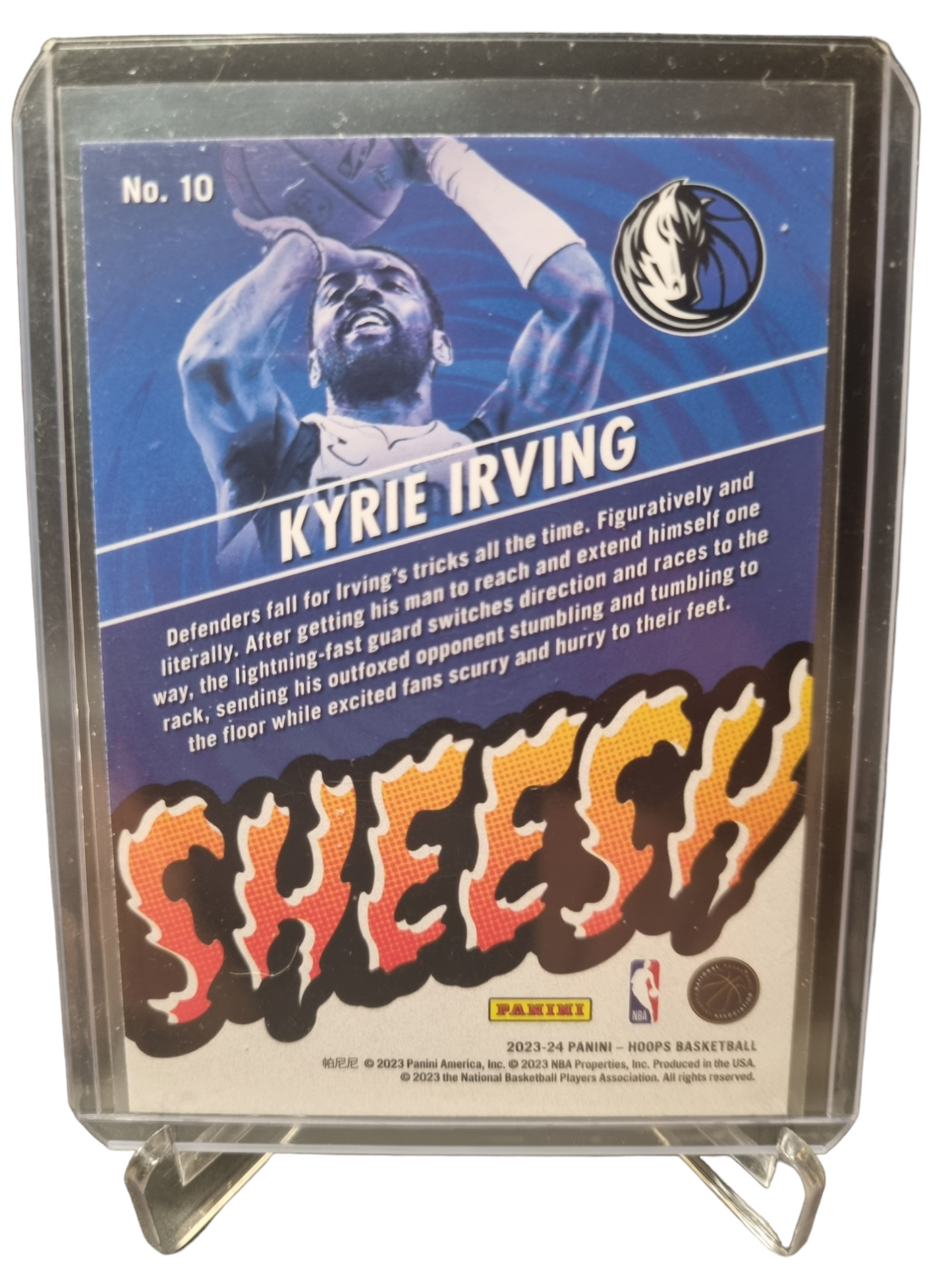 2023-24 Panini Hoops #10 Kyrie Irving Sheesh