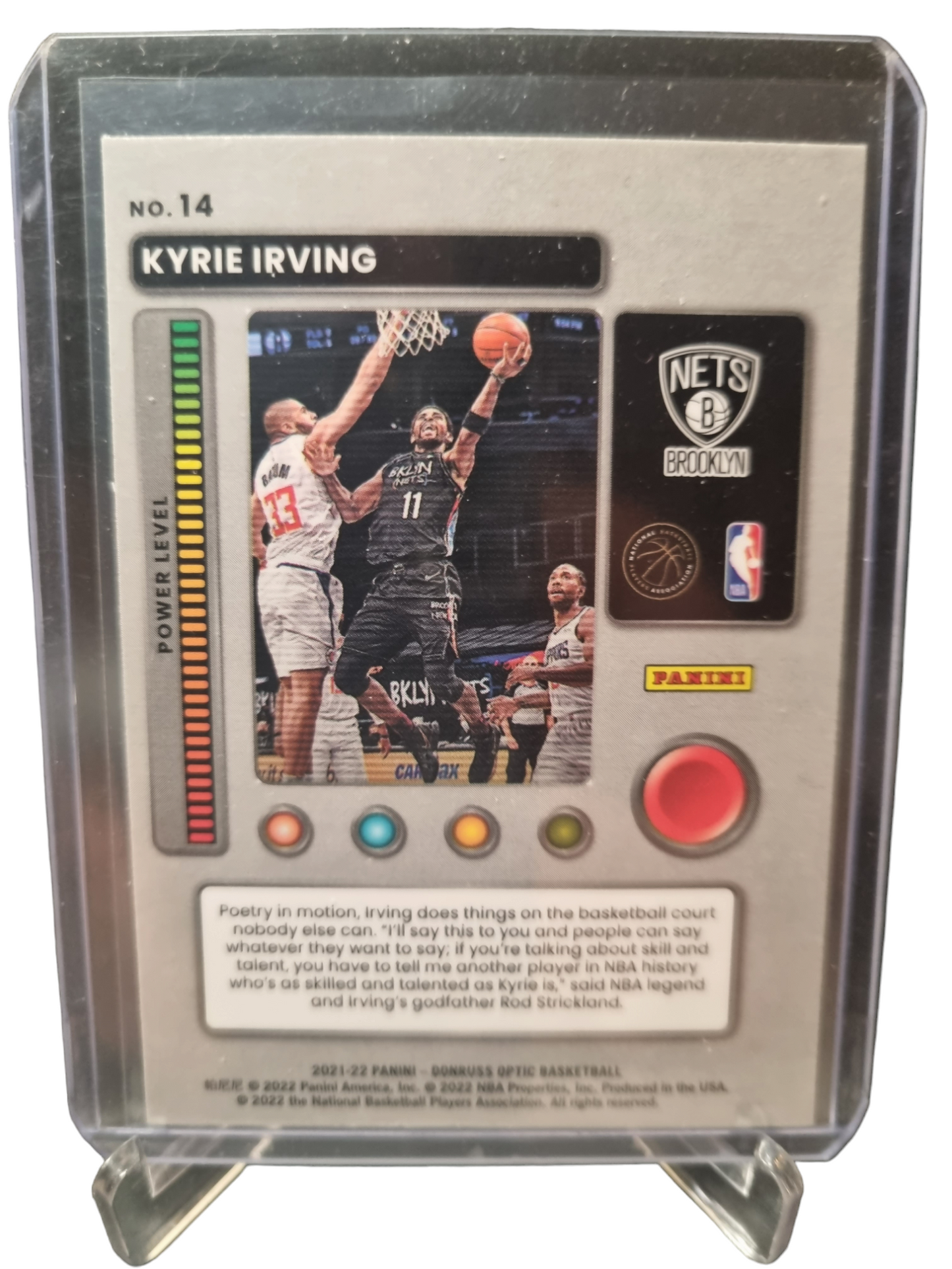 2021-22 Panini Donruss Optic #14 Kyrie Irving T-Minus 3 2 1