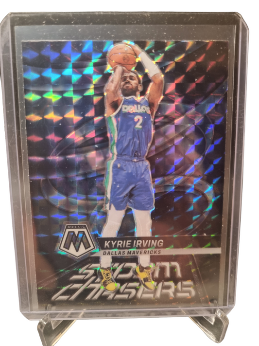 2022-23 Panini Mosaic #13 Kyrie Irving Storm Chasers Mosaic Prizm