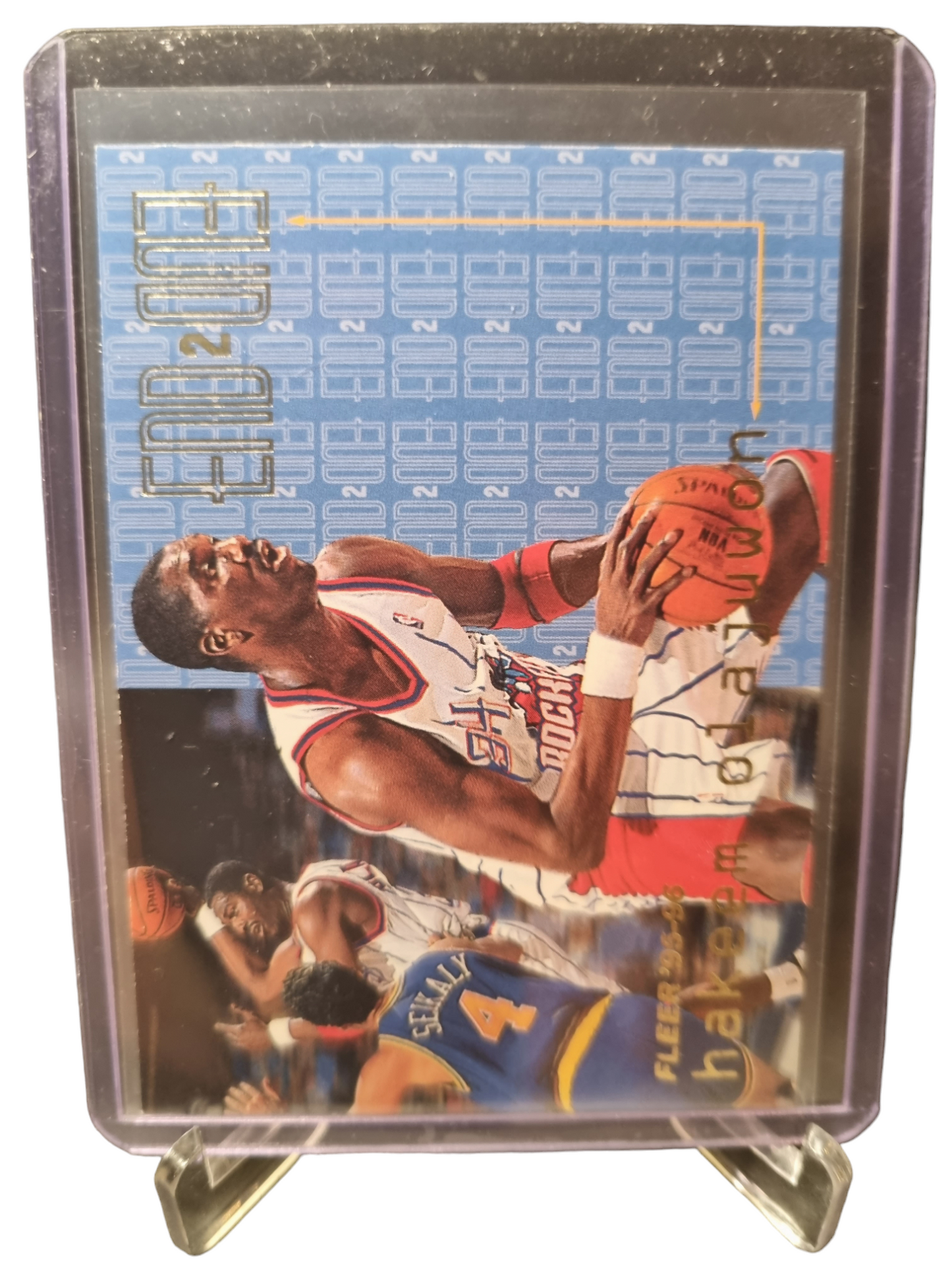 1995-96 Fleer #13 of 20 Hakeem Olajuwon End to End