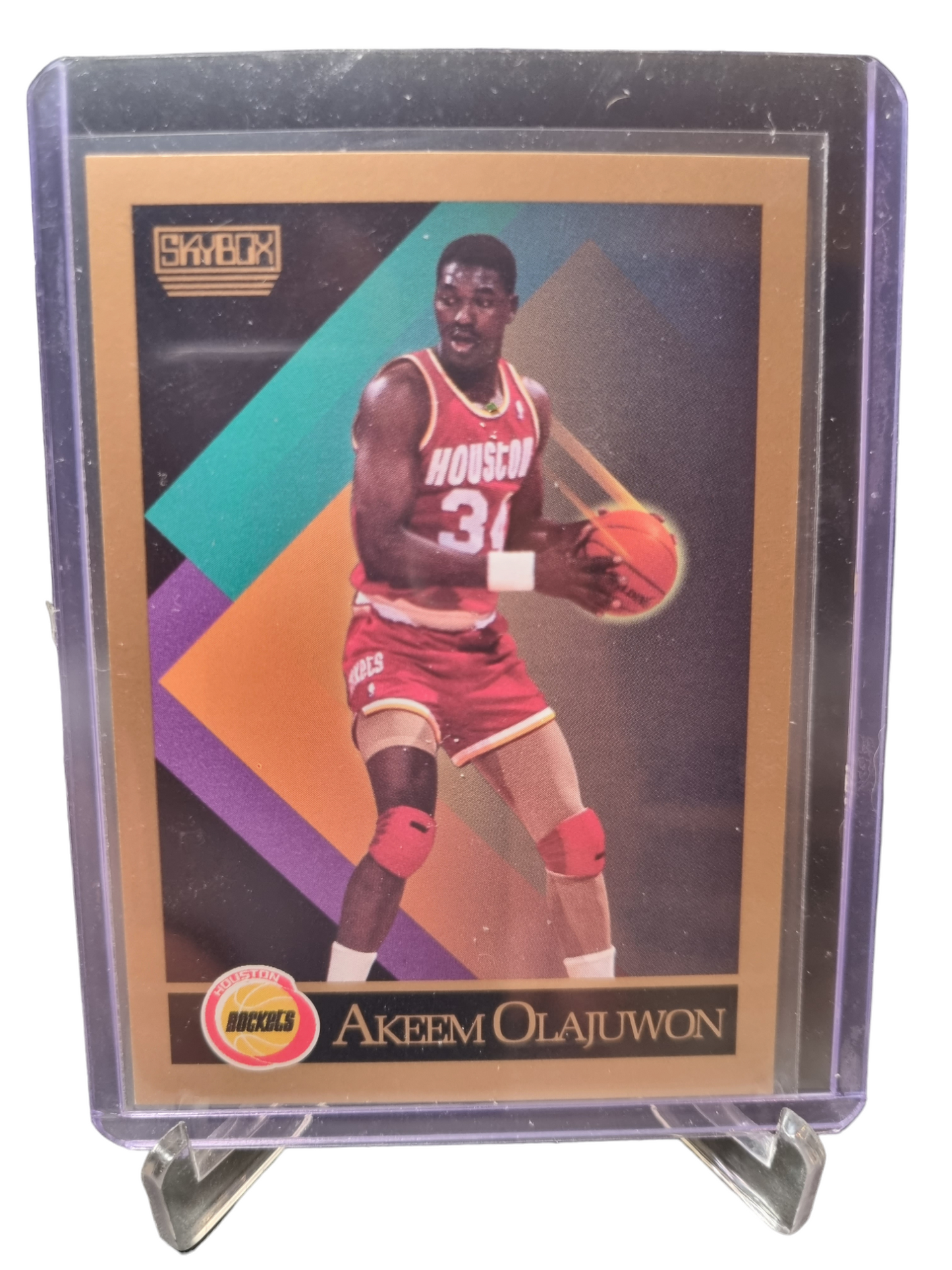 1990 Skybox #110 Hakeem Olajuwon