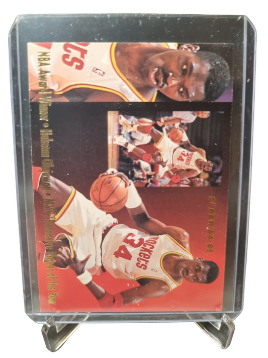 1994-95 Fleer #3 of 4 Hakeem Olajuwon MVP/Defensive Player Of The Year