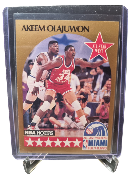1990 Hoops #23 Hakeem Olajuwon All-Star West