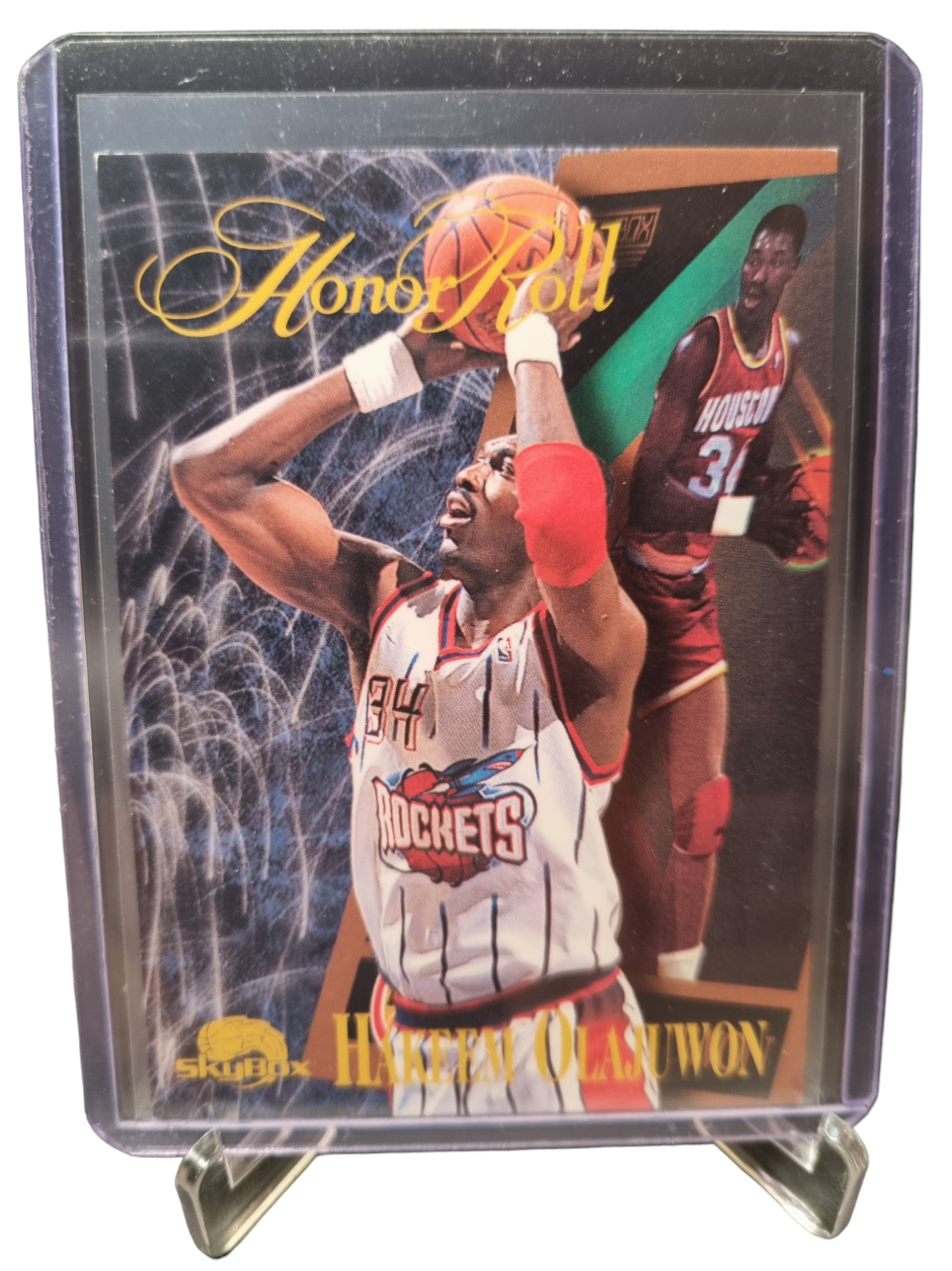 1996 Skybox #257 Hakeem Olajuwon Honor Roll