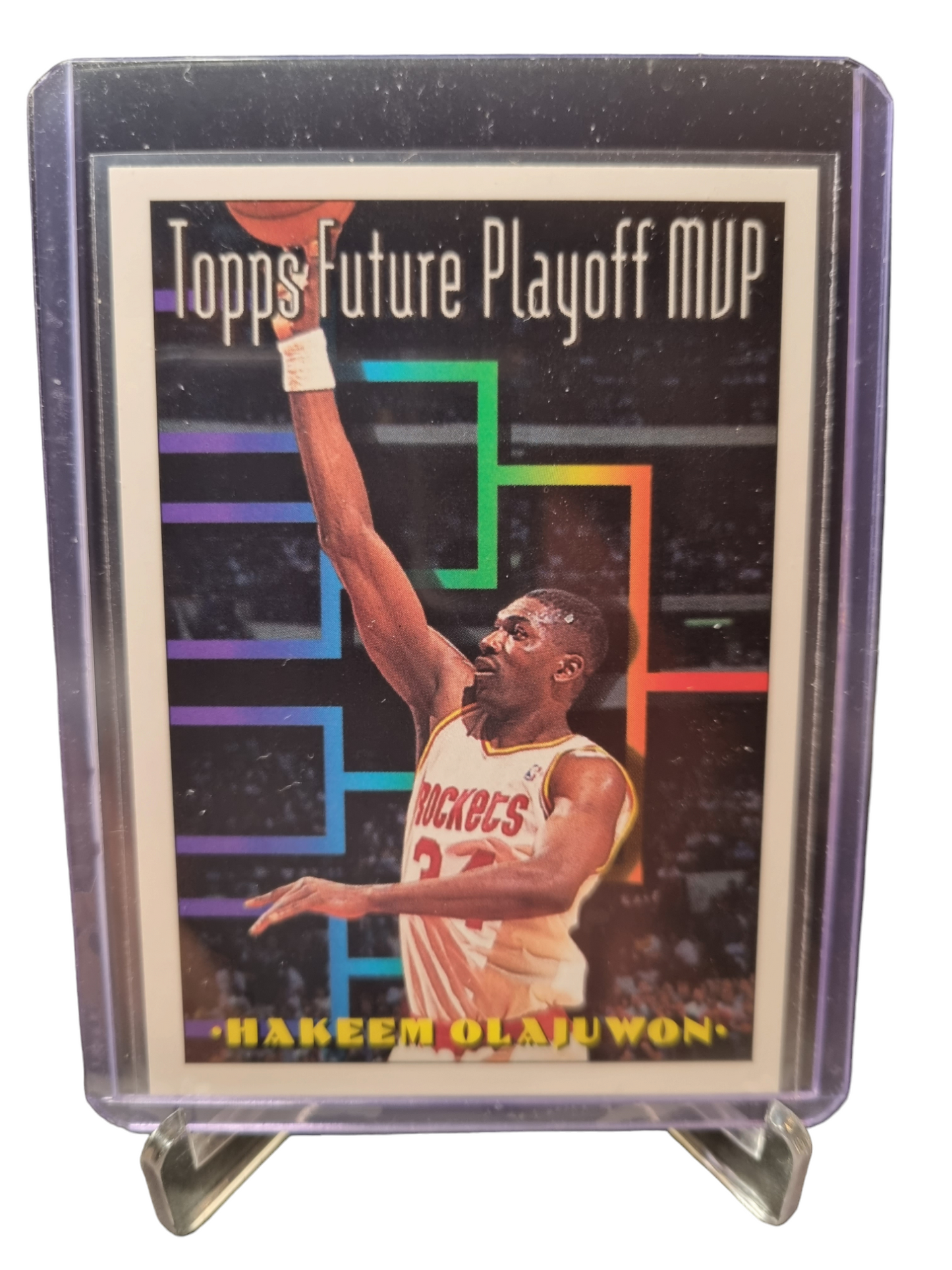 1994 Topps #205 Hakeem Olajuwon Future Play Off MVP