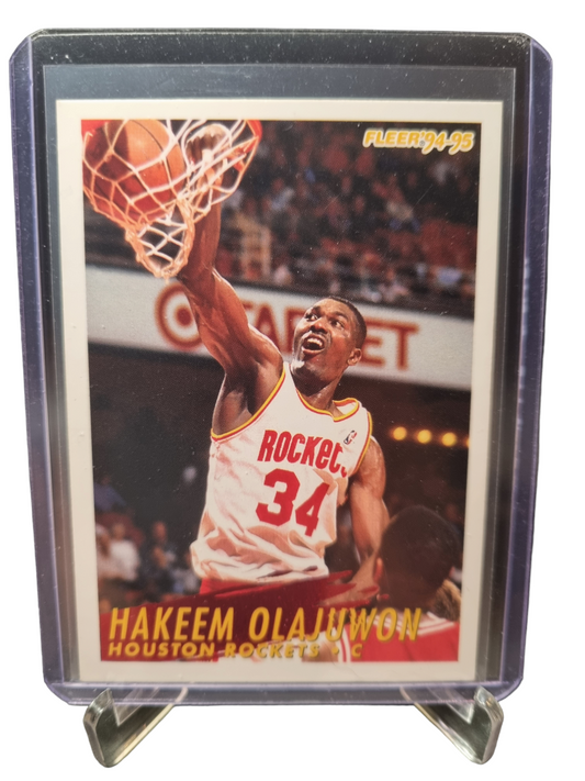 1994-95 Fleer #85 Hakeem Olajuwon