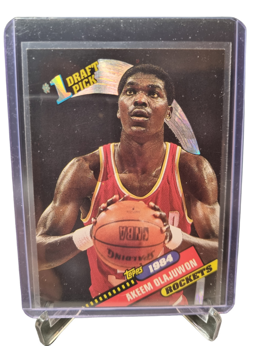 1993 Topps Archives #4 Hakeem Olajuwon #1 Draft Pick