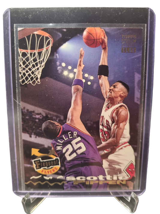 1993-94 Topps stadium Club #184 Scottie Pippen Frequent Flyers