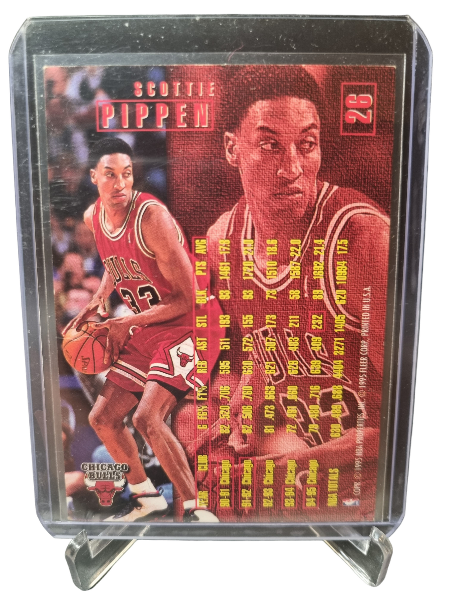 1995-96 Fleer #26 Scottie Pippen