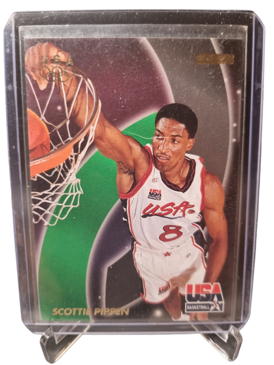 1996 Fleer #25 Scottie Pippen USA Basketball Playing For Pride